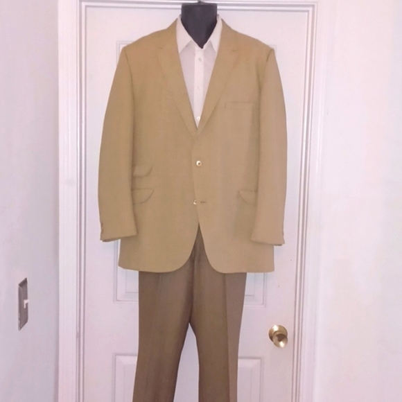 VTG 60s Style Blazer, Pants & Tie Worn In Genius Aretha, 46L, 38W/30L - Picture 3 of 11